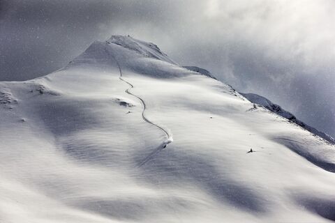 Schneespur am Wiedersbergerhorn