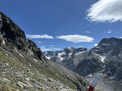 Foto von Riccardo Calvi entlang der Tour