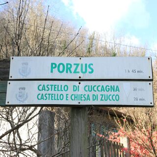 Der Punkt, an dem der eigentliche Pfad beginnt