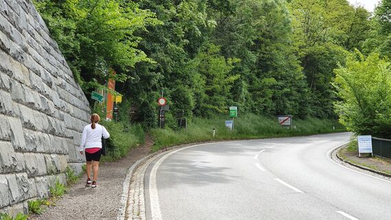 0.4 km Abzweigung in Pfad