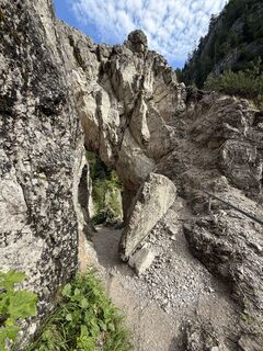 Foto von Babs Holz entlang der Tour
