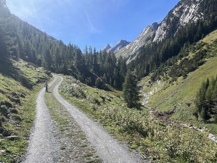 Foto de Giulio Vannini a lo largo del recorrido