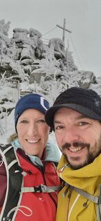 Foto de Klaus Lehner a lo largo del recorrido