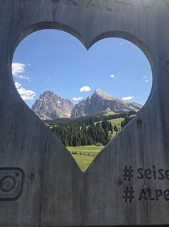 Foto de Darija Forgač a lo largo del recorrido