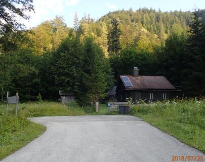 Wanderstart beim Parkplatz