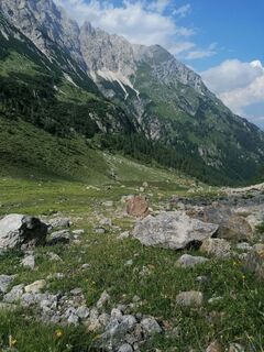 Photo de Dagmar Hofer le long du parcours