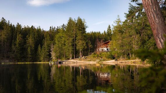 Möserer See mit Seestube