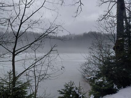 Zdjęcie z Gabi Klammer wzdłuż trasy