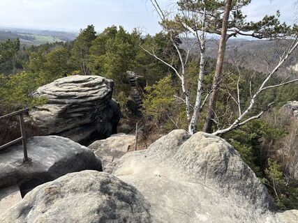 Zdjęcie z Hans-Dieter Emil wzdłuż trasy