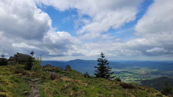 Foto von Juliane entlang der Tour