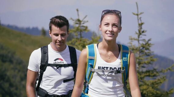Wanderer auf der Riesneralm
