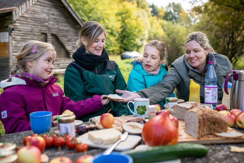 Picknick an der Staufenberghütte