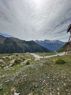 Foto von Maria Ricciardi entlang der Tour