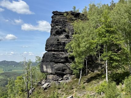 Foto de Norbert Herbig a lo largo del recorrido
