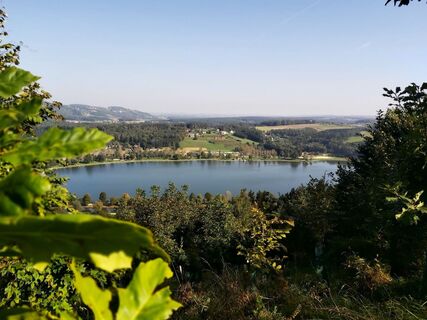 Ausblick zum Stubenbergsee, Apfelland in der Oststeiermark