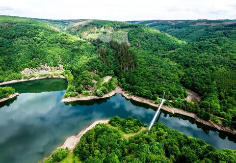 Der Urftsee mit der Victor-Neels-Brücke