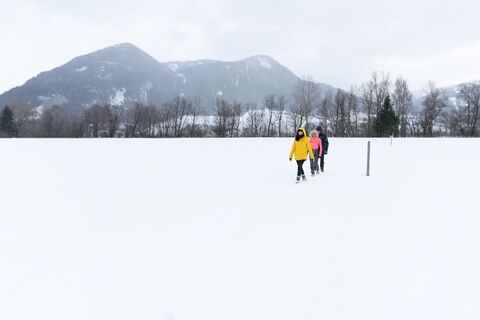 Winterwanderung am Moosweg Wörschach