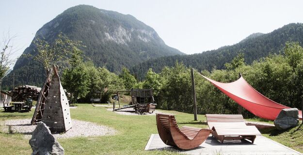 Spielplatz Leutasch an der Ache