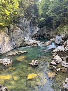 Foto von Sandy entlang der Tour