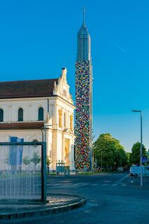 Buntester Kirchturm der Welt