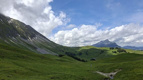 Foto von Andri Fontana entlang der Tour