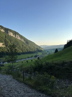Foto von Cyrill Bischof entlang der Tour