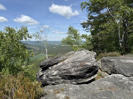 Foto de Norbert Herbig a lo largo del recorrido