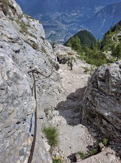Foto von Raffaella Laghetto entlang der Tour
