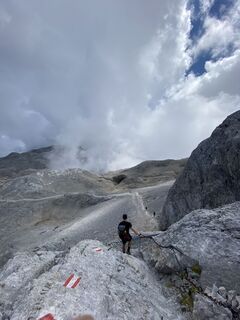 Foto von Simon Payreder entlang der Tour