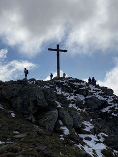 Foto von Cinzia entlang der Tour