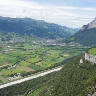 Mountainbike Aussicht auf den Regizerspitz