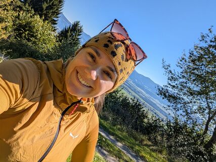 Photo de Anna Bärnthaler le long du parcours