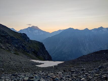 Hinter dem Mittaghorn früh morgens