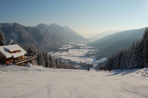 Berggeisthütte mit Piste