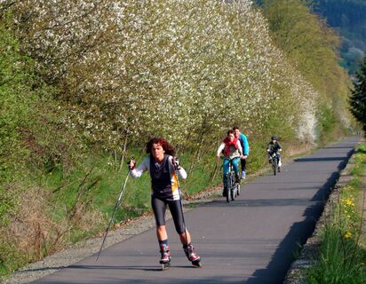 Radweg vielfältig zu nutzen