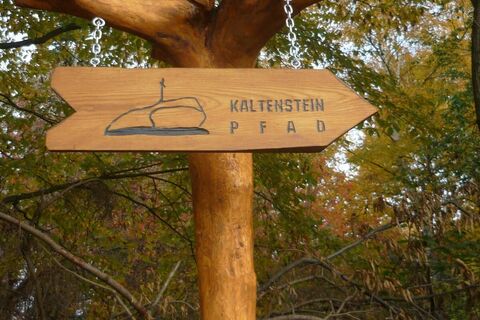 Hinweistafel zum Kaltensteinpfad