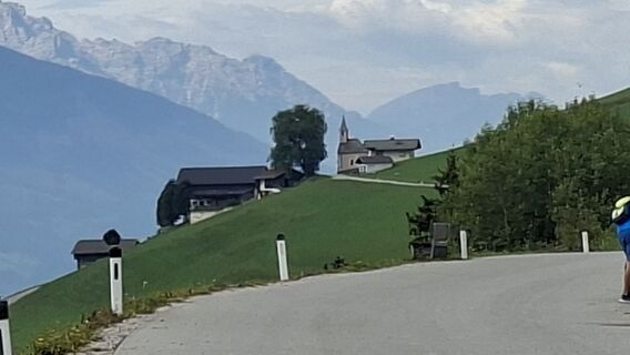 Foto de Raimund Aigner a lo largo del recorrido
