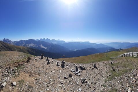 Foto von Anneke entlang der Tour