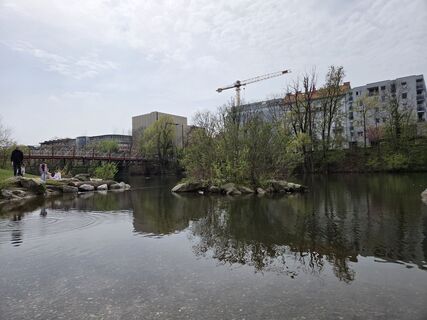 Foto von Birgit Zückert entlang der Tour