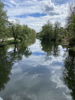 Foto von Friedrich Schlager entlang der Tour
