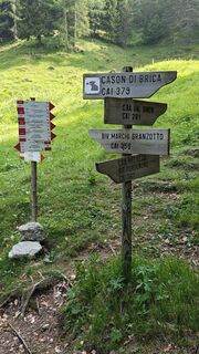 Photo de Luca Sangiorgio le long du parcours