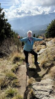 Foto fra Margret Schnidar undervejs på turen