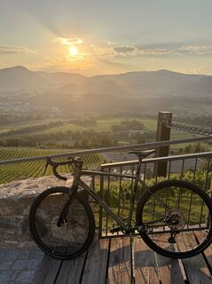 Foto von Hans Peter Gröchenig entlang der Tour