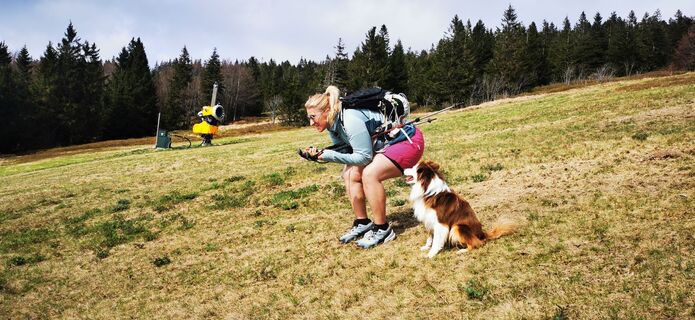 Foto von Klaus Lehner entlang der Tour