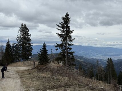 Foto von Familie Grieb entlang der Tour