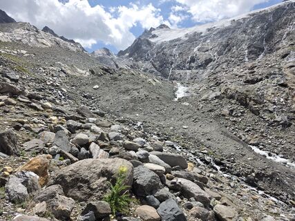 Foto de Gudrun Lippert a lo largo del recorrido