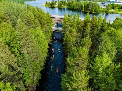 Nälkäkanava Wasserweg Kajaani