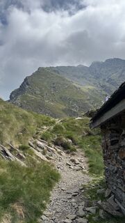Foto de Samuele Pretini a lo largo del recorrido