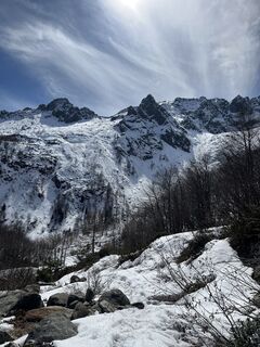 Foto von Luca Mazzo entlang der Tour