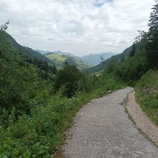 Foto von Alfred Büschl entlang der Tour